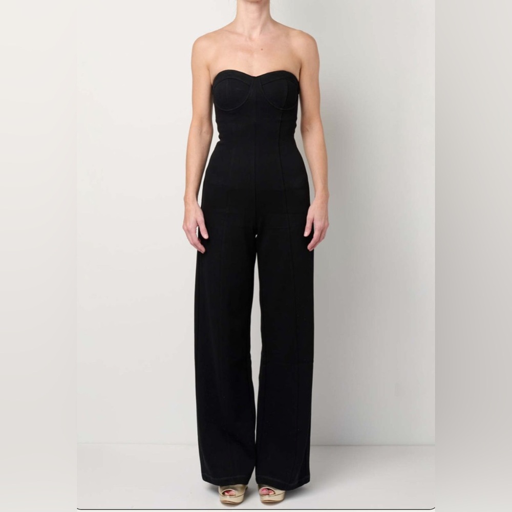 Victor Glemaud Strapless Jumpsuit
